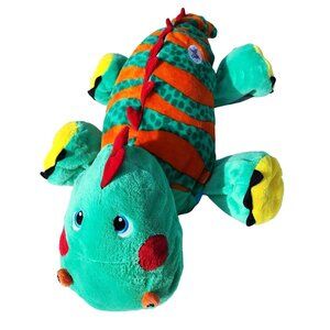 Stuffies Igby the Iguana Lizard Surprise Hidden Pouches Plush 31 Inches Snuggly
